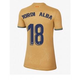 Damen Fußballbekleidung Barcelona Jordi Alba #18 Auswärtstrikot 2022-23 Kurzarm